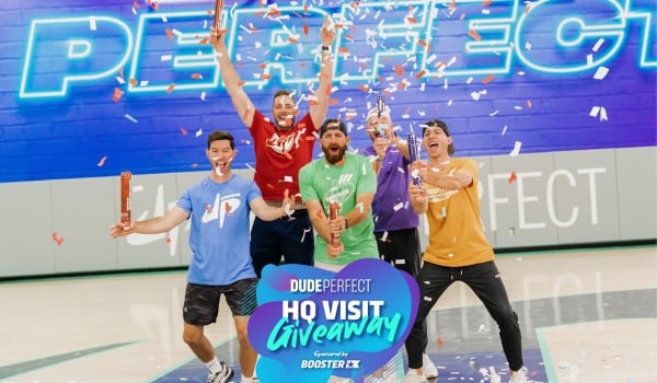 Giveaway to Dude Perfect's Headquarters in Texas